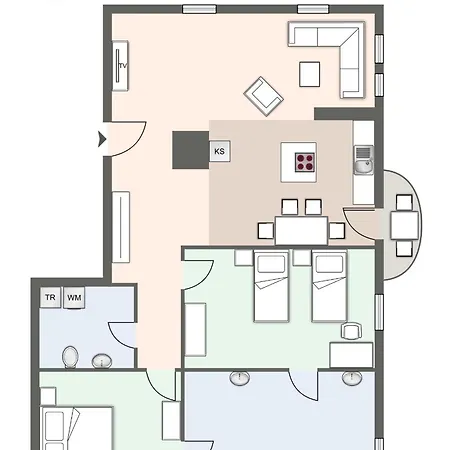 Apartment Lille Hus 2 *